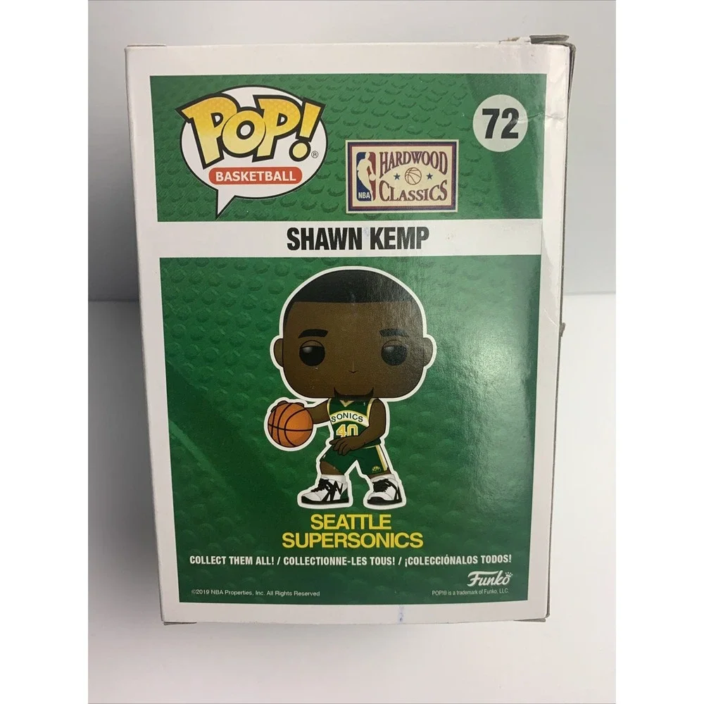 Funko POP! Basketball: NBA Seattle Supersonics #72 - Shawn Kemp 2020‎ Spring Con